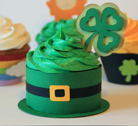 Green Cupcake Recipe - Leprechaun Hats