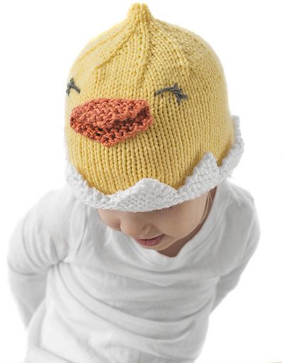 Little chick hat crochet