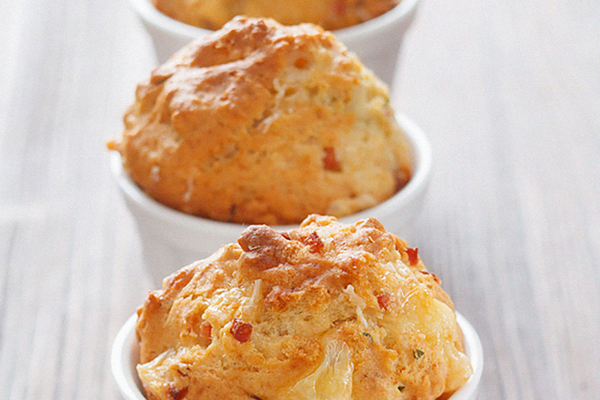 Savory breakfast muffins