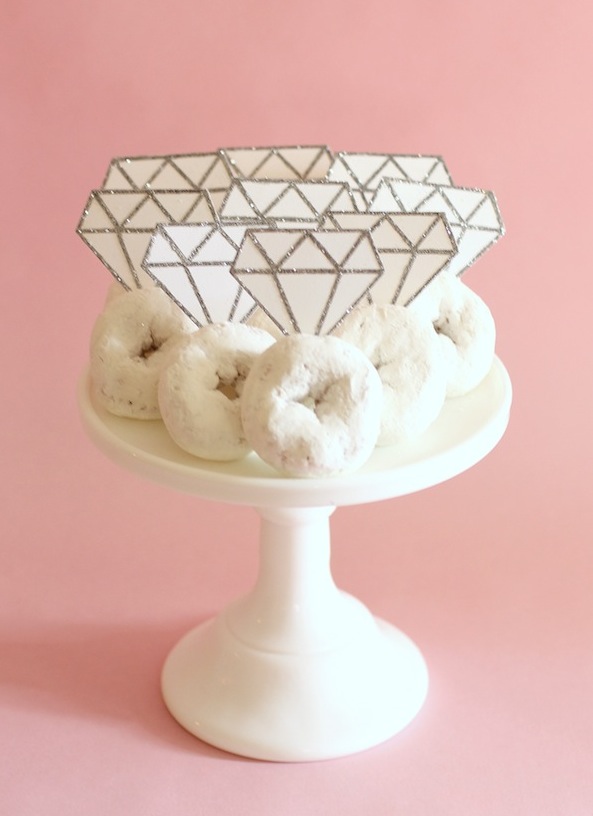 9 donut diamond rings diy