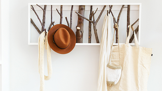 Diy coat rack