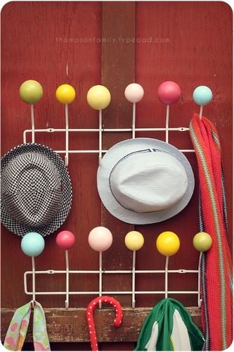 Diy hat rack