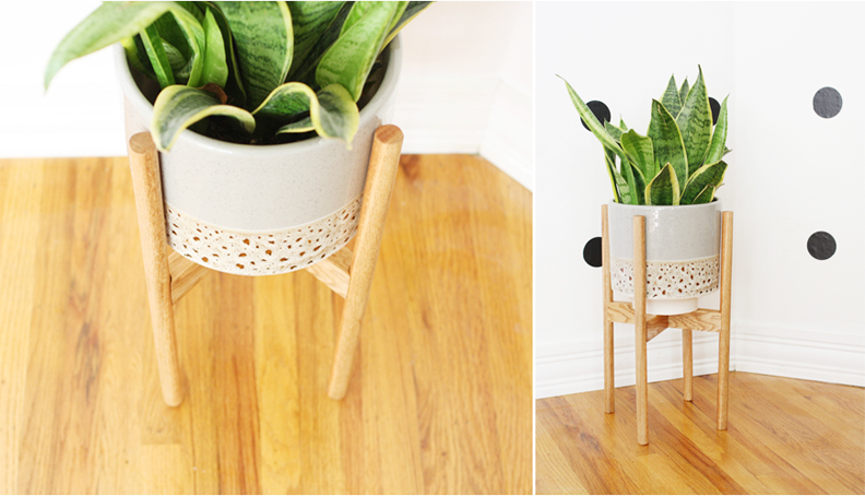 35 Diy Plant Stands To Organize The, Wooden Plant Stands Diy
