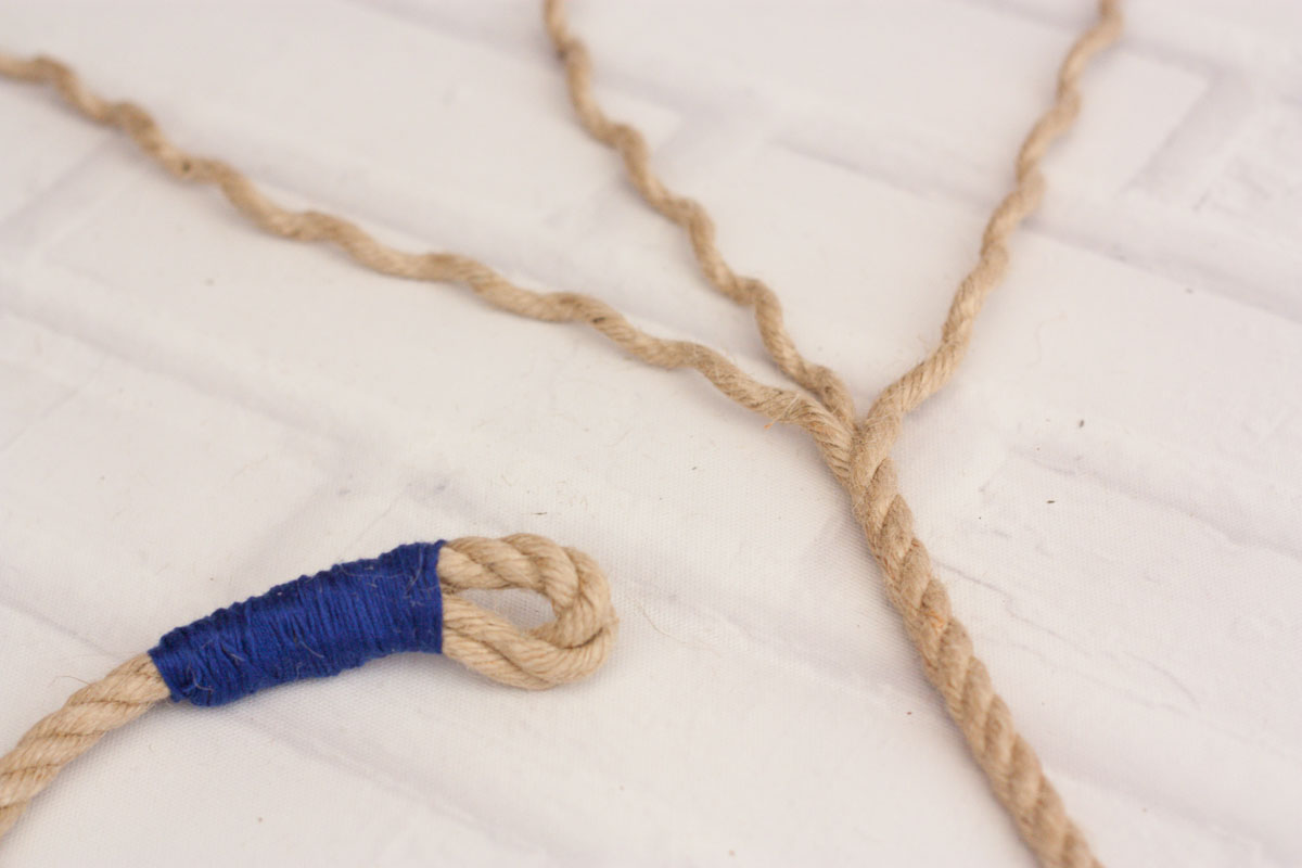 Diy rope statement necklace undo