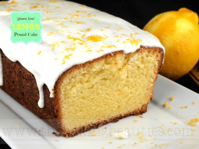 Gluten free lemon poundcake