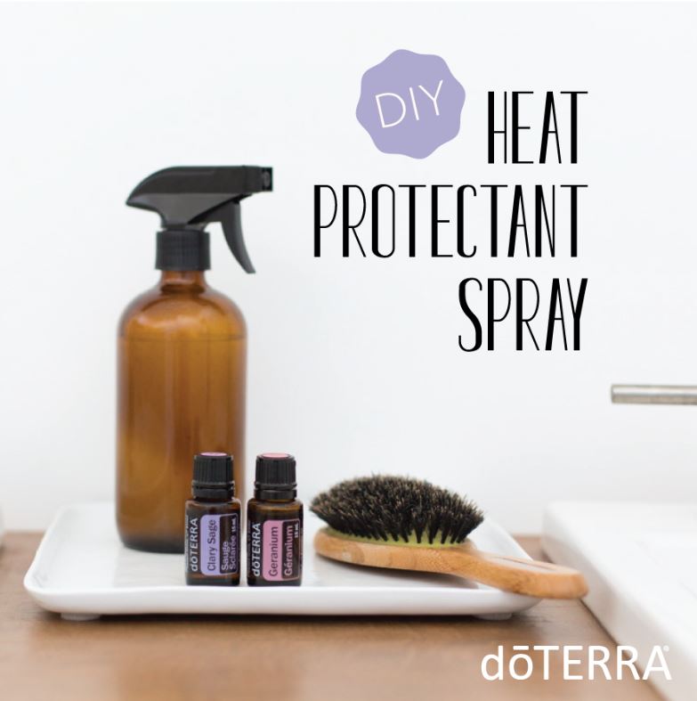 Heat protectant spray