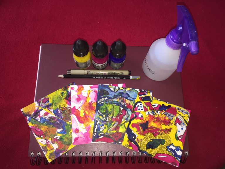 Easy Ink Paintings for Fun and Relaxation!