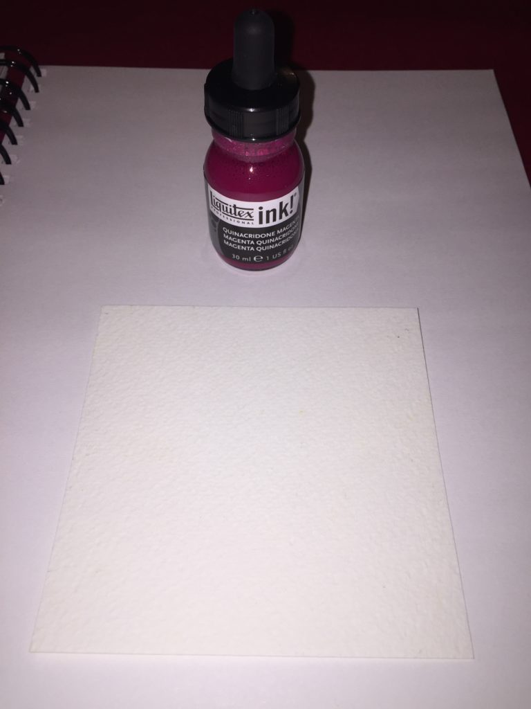 Ink paintings for fun and relaxation step 1