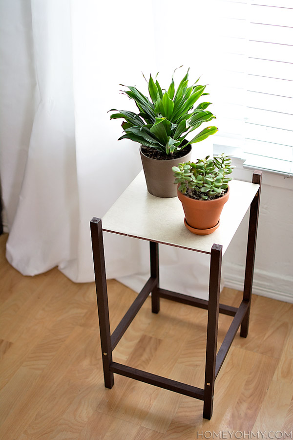 Modern plant stand diy