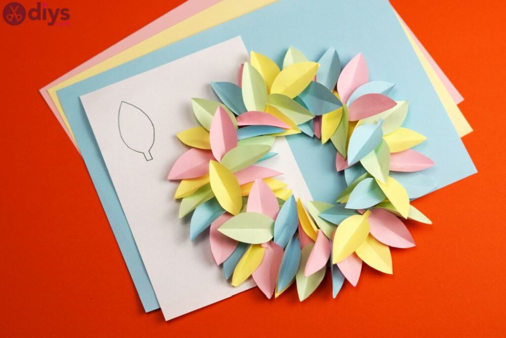 Paper Flowers - DIY Spring Wreath Ideas