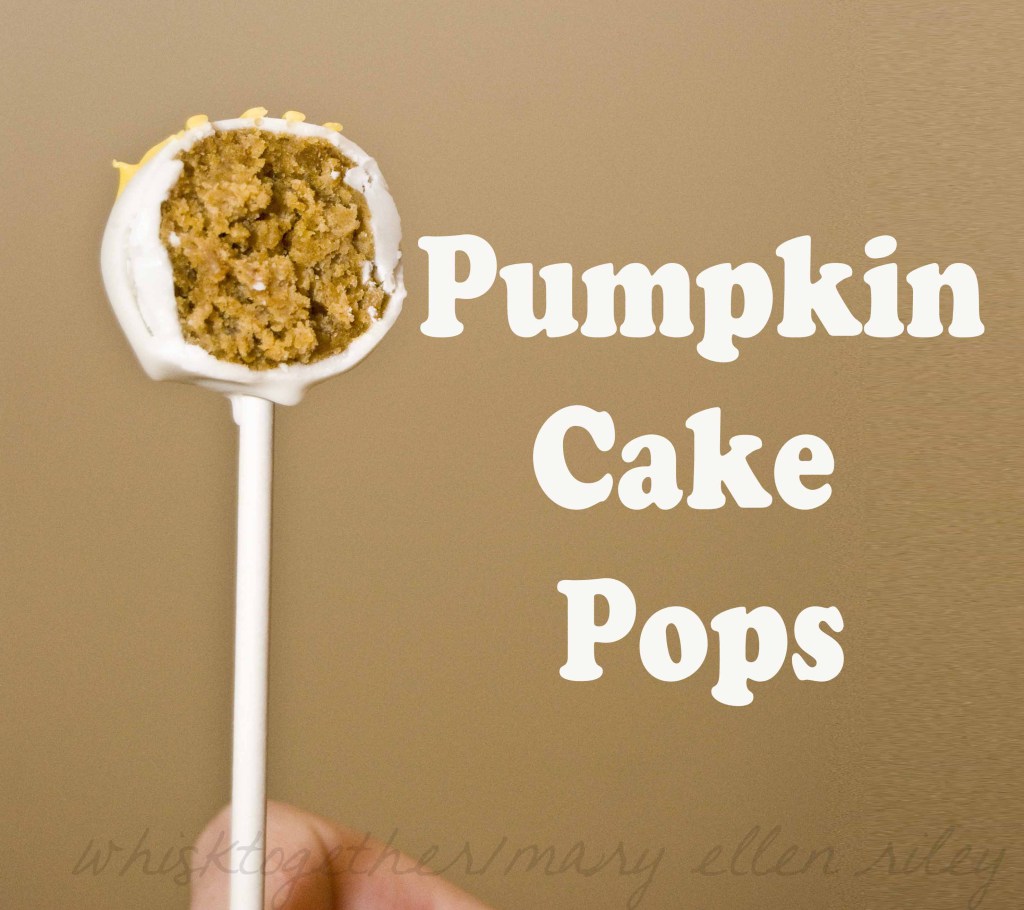 Pumpkin cakepops