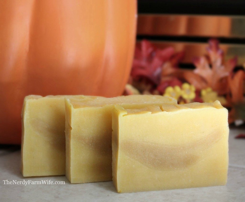 Pumpkin soap