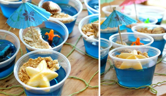 Under the sea jello cups