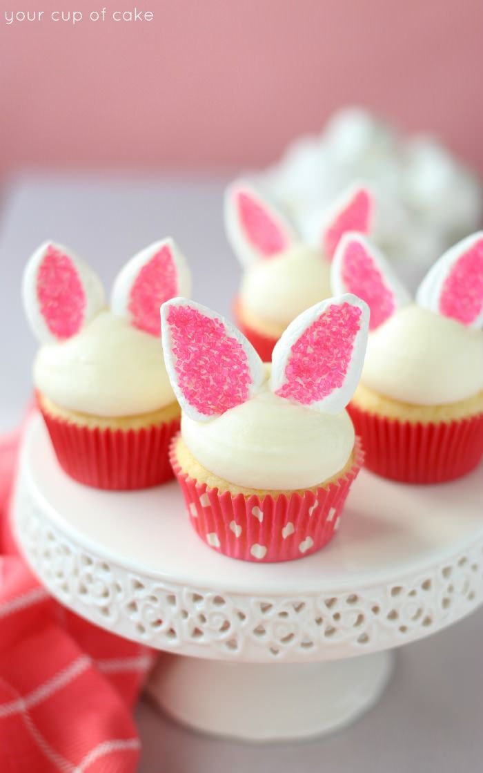 Bunny Ears - Cupcake Decorations for Easter