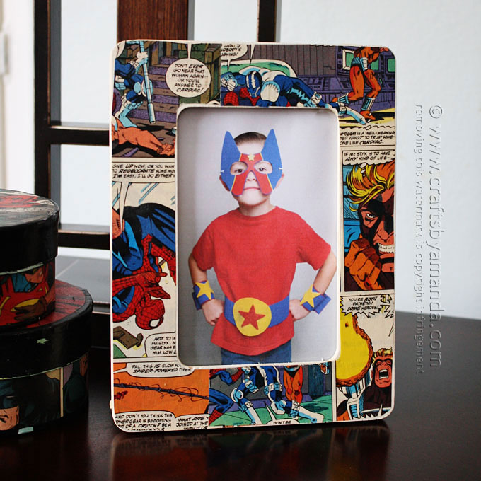 Comic book frame diy