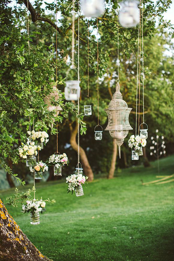 Garden wedding decoration