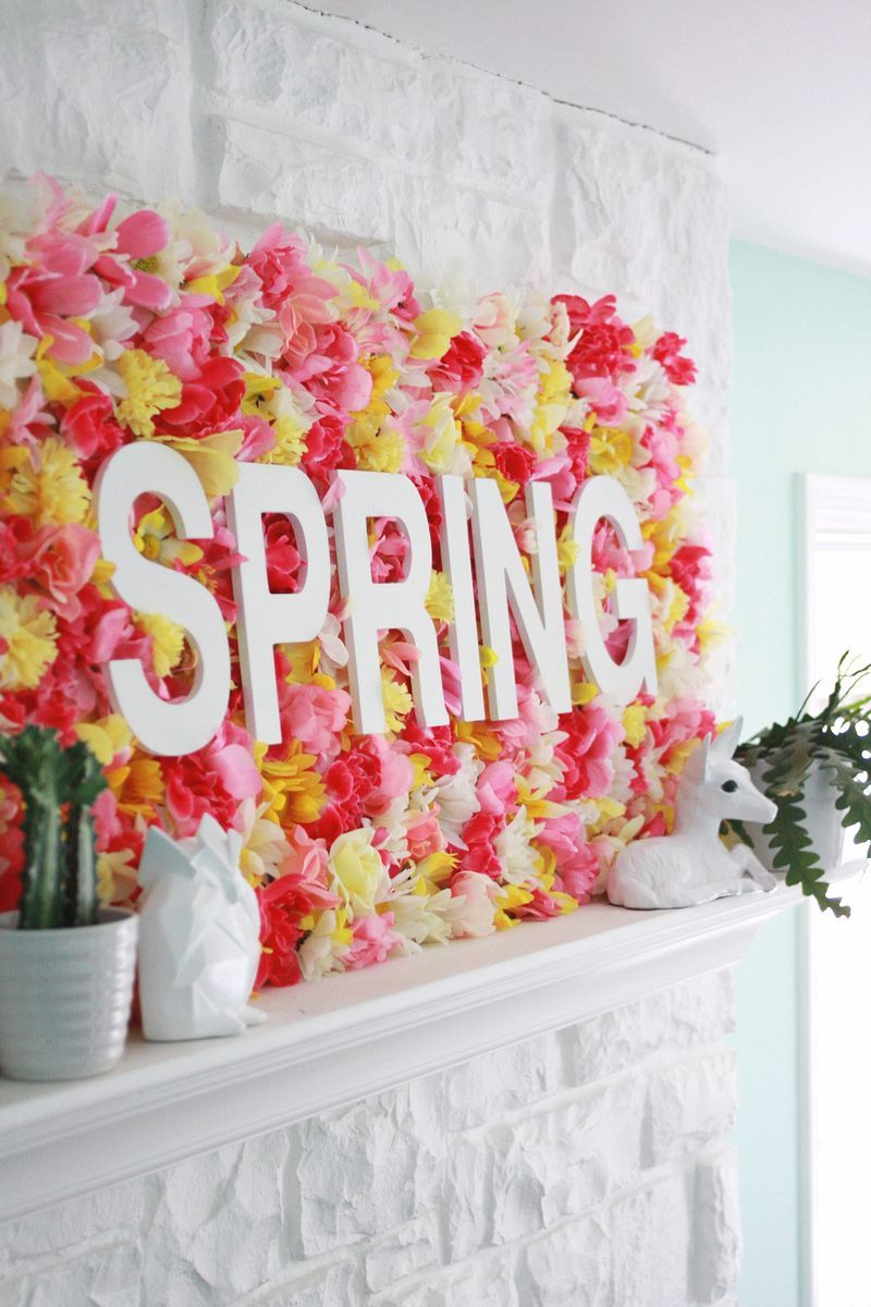 Festive Sign - Spring Mantel Decor