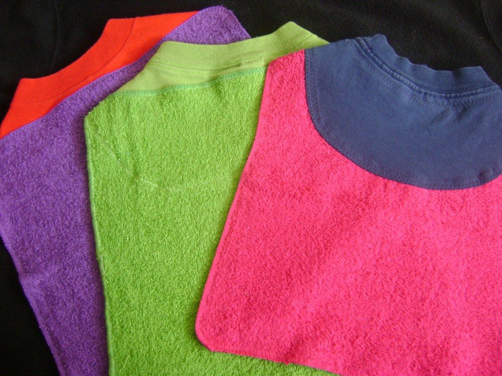 Tshirt and washcloth bibs