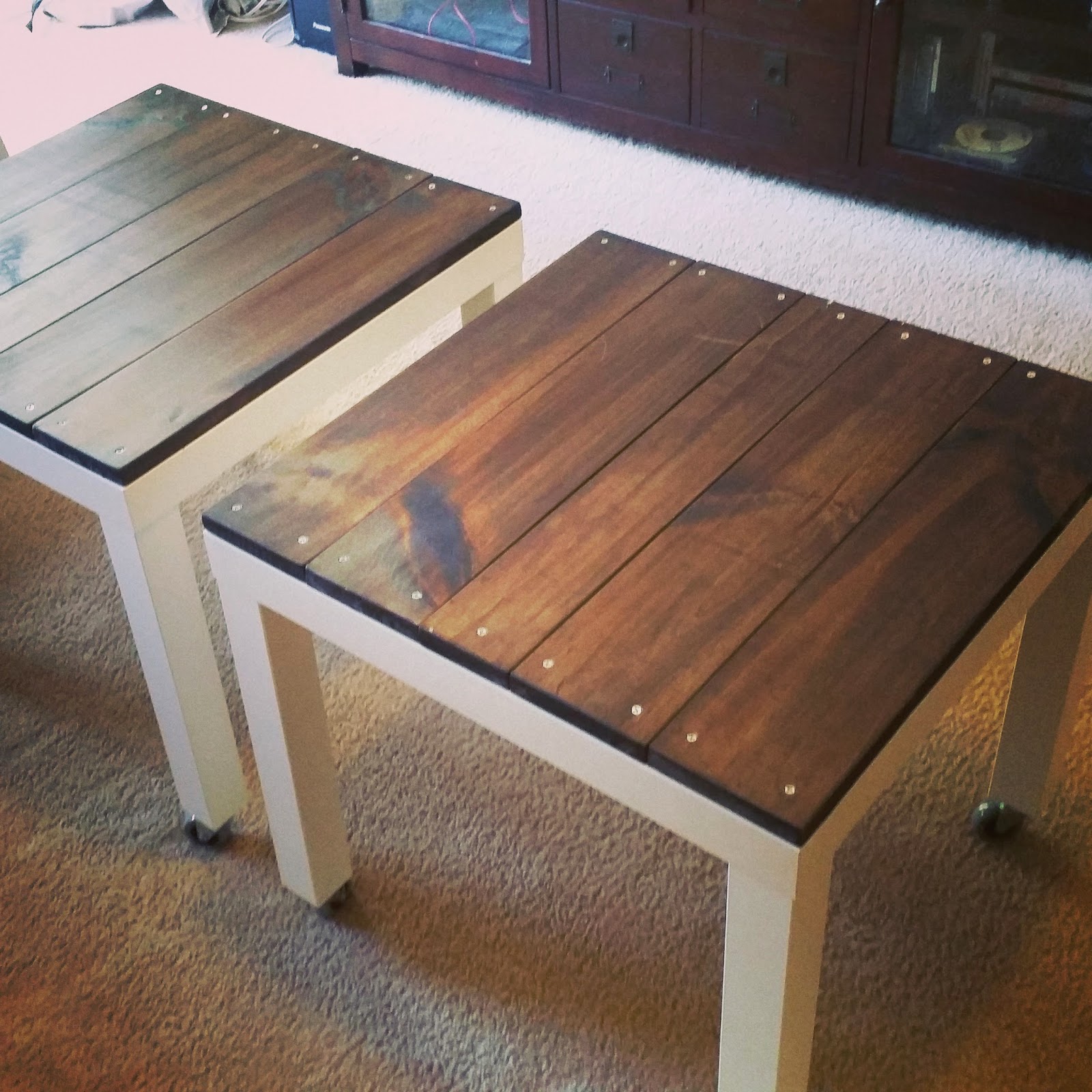 11 lack wood end tables
