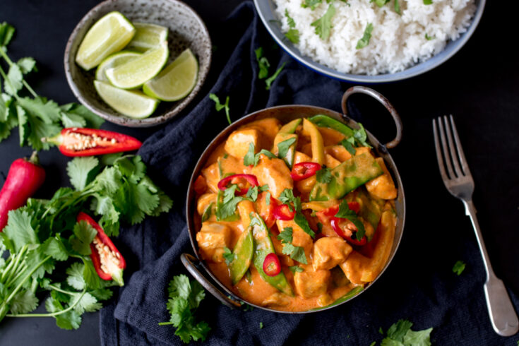 Red Thai Curry. An easy and tasty meal – perfect for a quick after-work dinner.