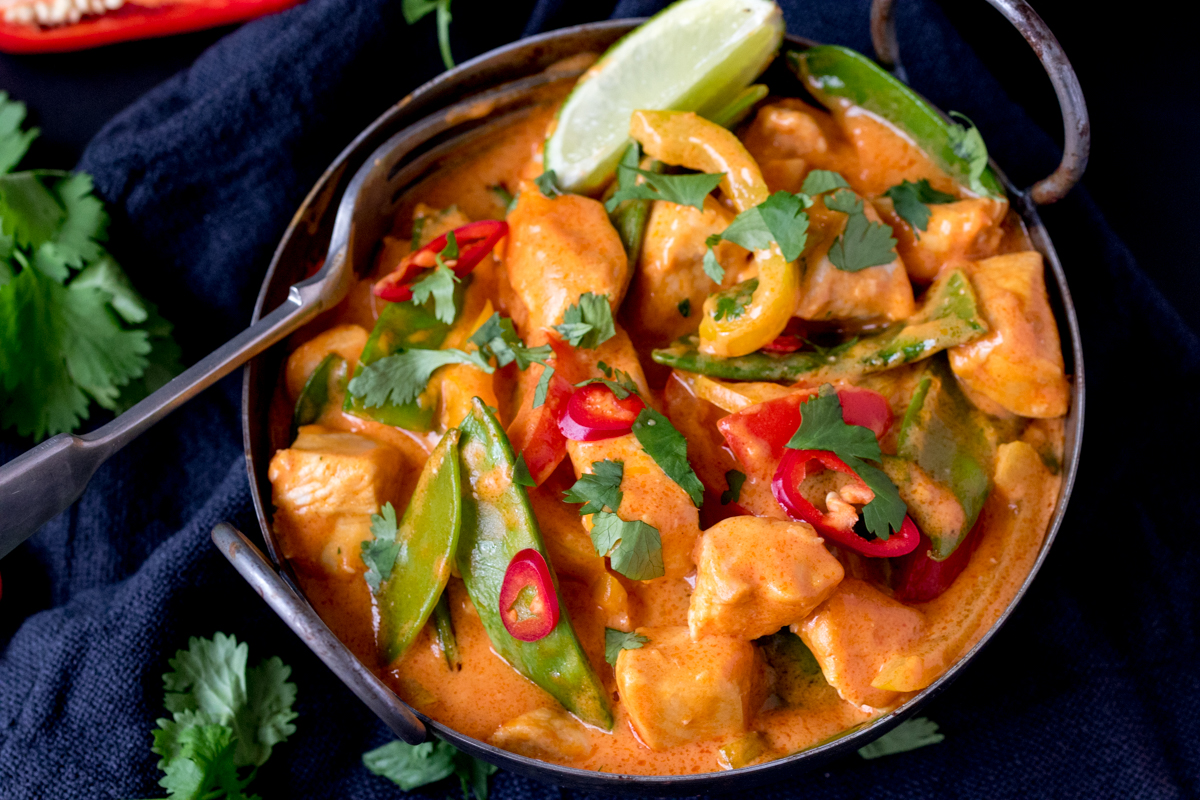 Red Thai Curry. An easy and tasty meal – perfect for a quick after-work dinner.