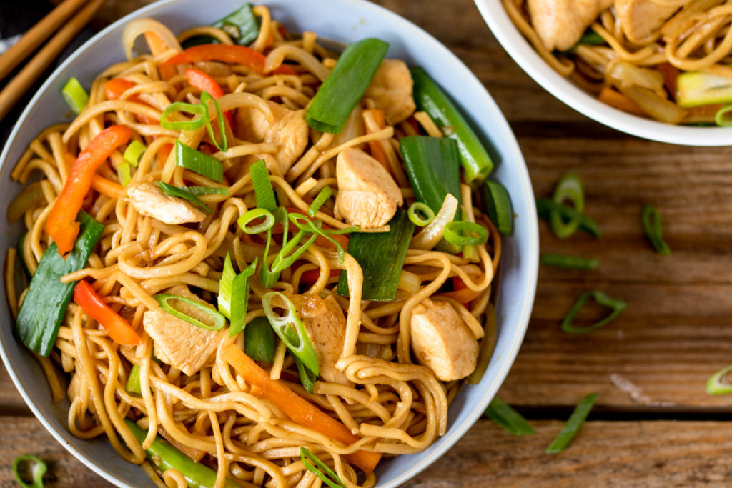 Throw-It-All-In Chicken Chow Mein Recipe