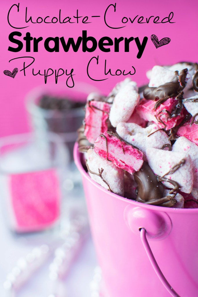 Chocolate covered strawberry puppy chow 15title