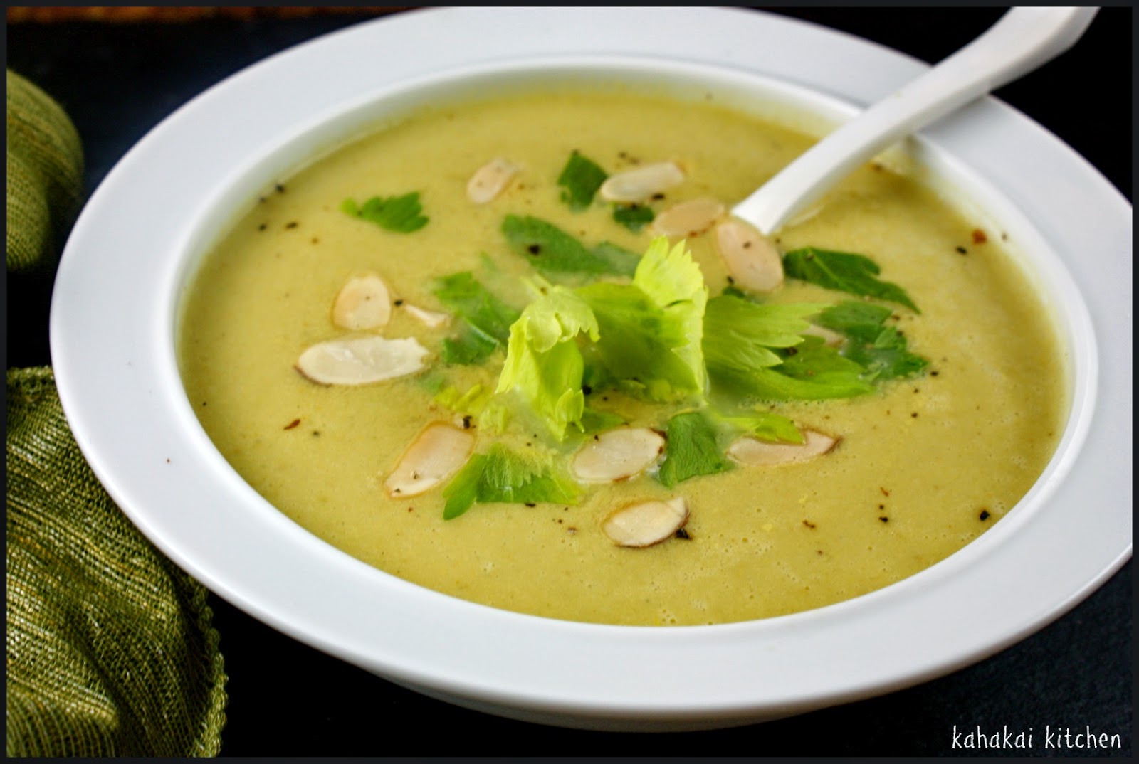 Curried cream of celery soup