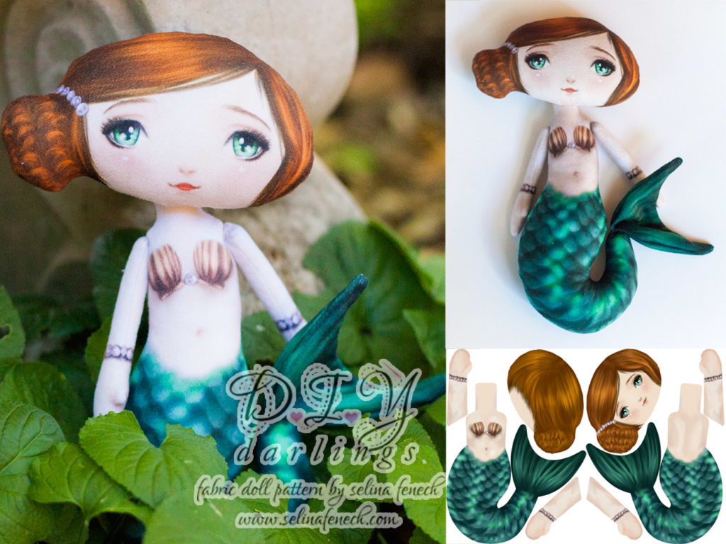 Diy mermaid doll kits