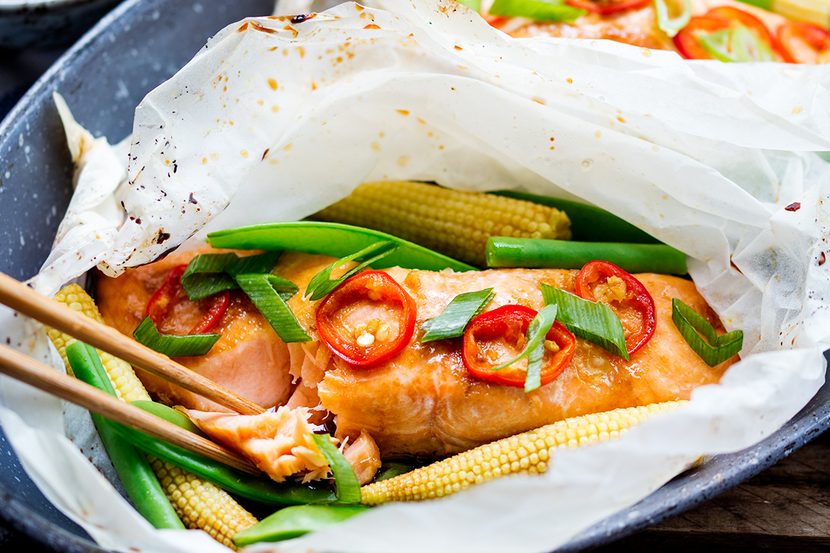 Easy asian baked salmon finished wide 3