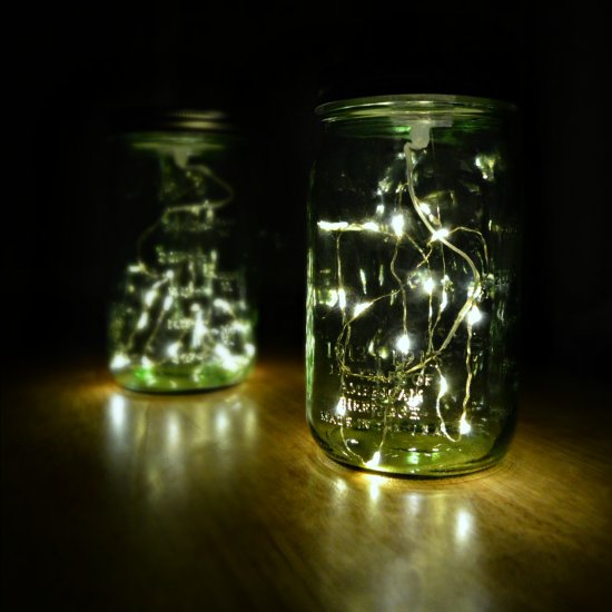 Firefly mason jar lights