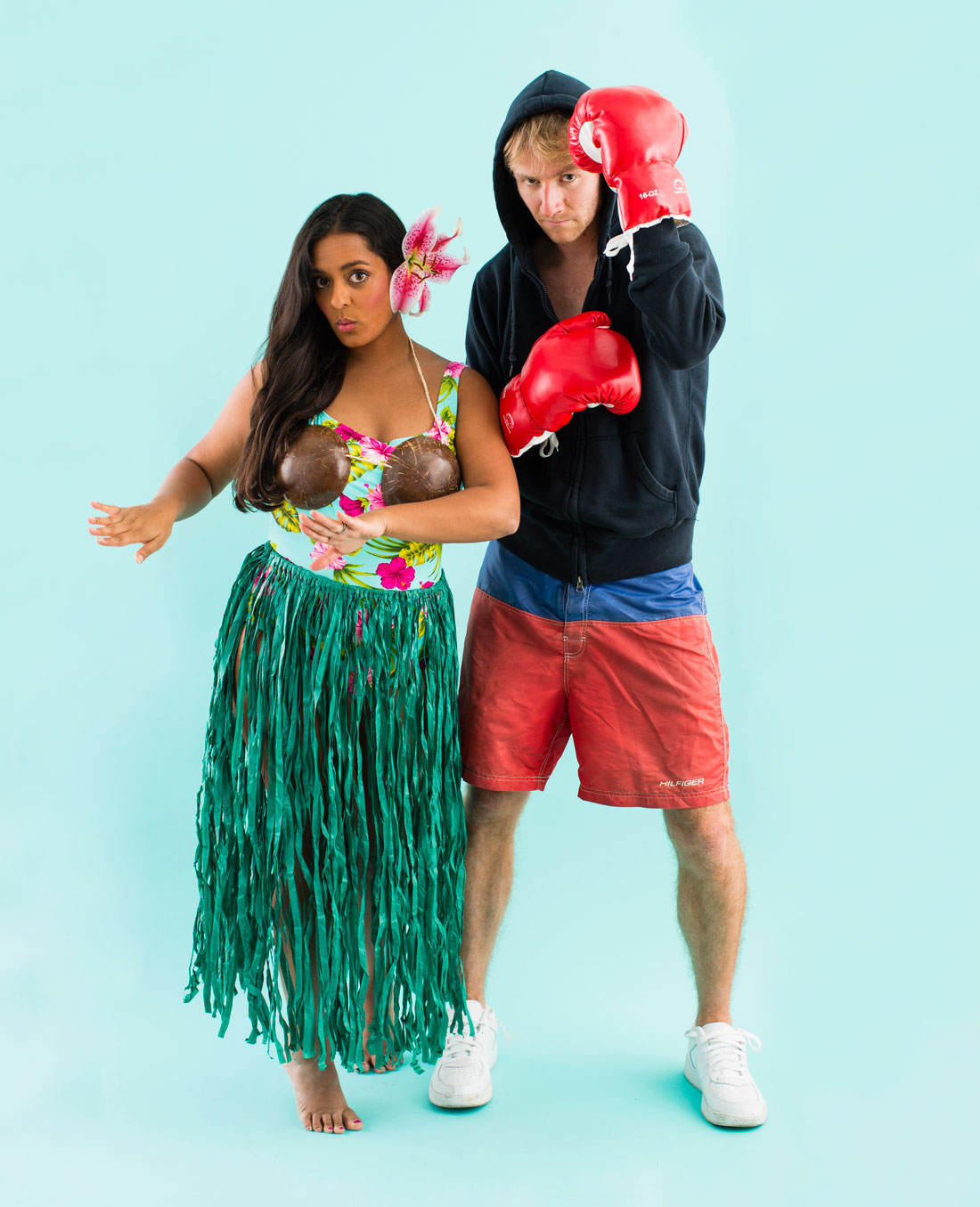 Hawaiian Punch Matching Couple Outfits
