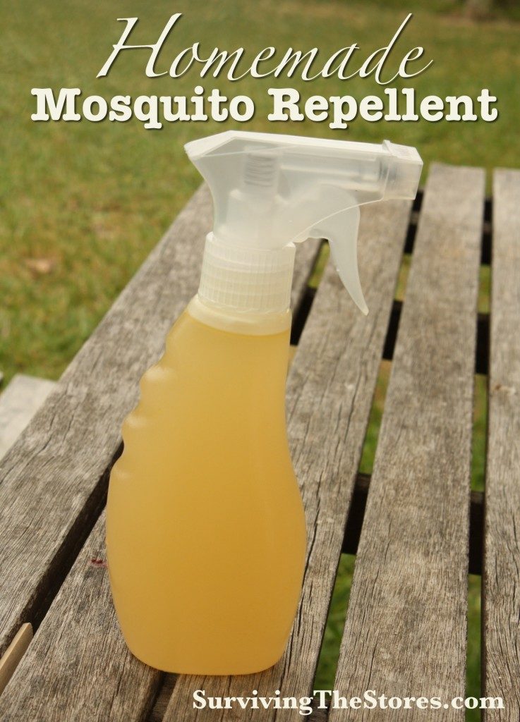 Homemade mosquito repellent by surviving the stores