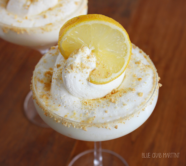Lemon meringue martini