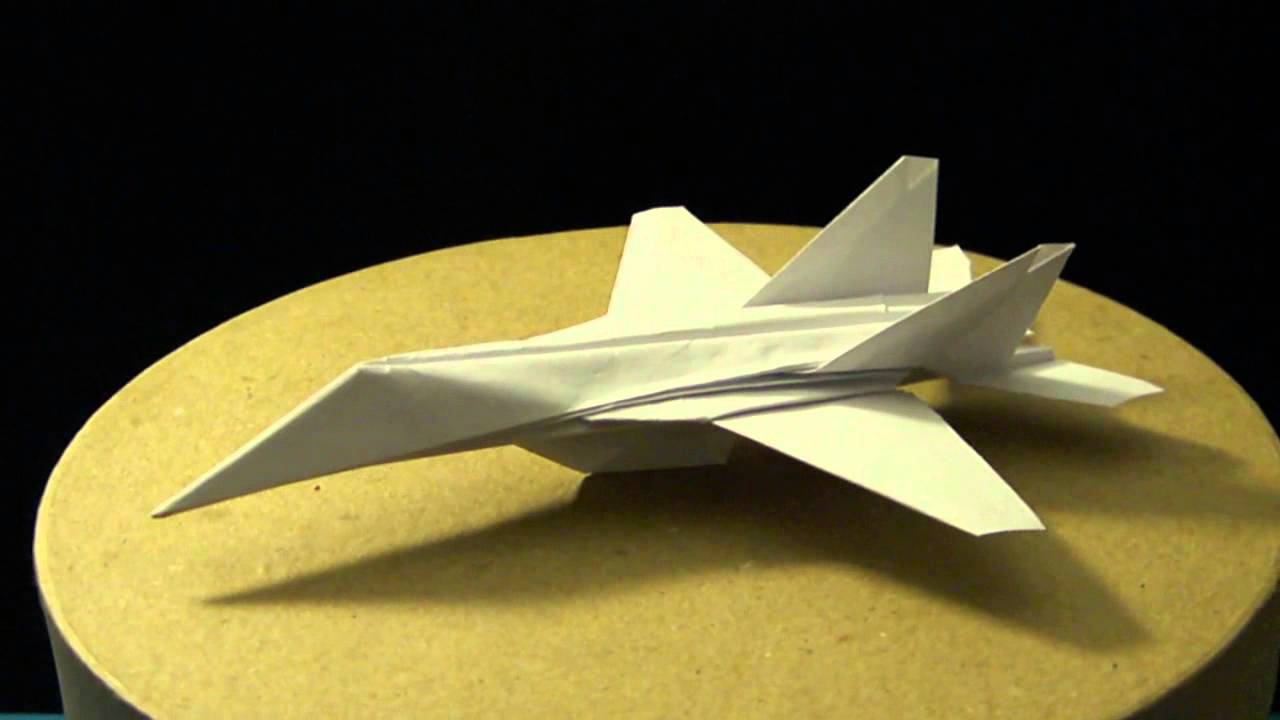 Origami f 18 hornet plane