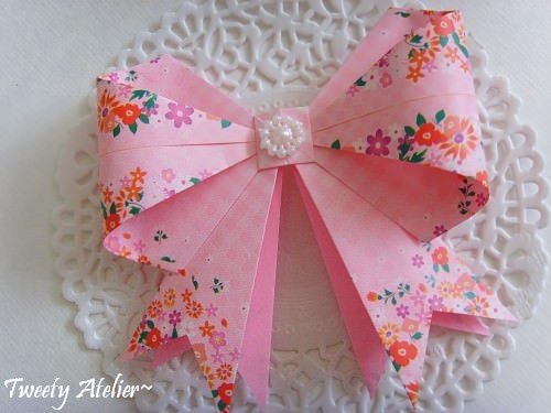 Origami bow