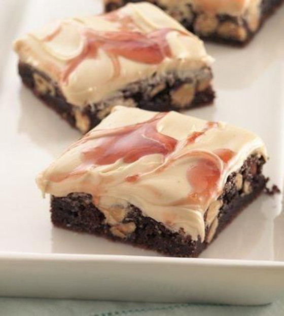 Peanut butter and jelly brownies