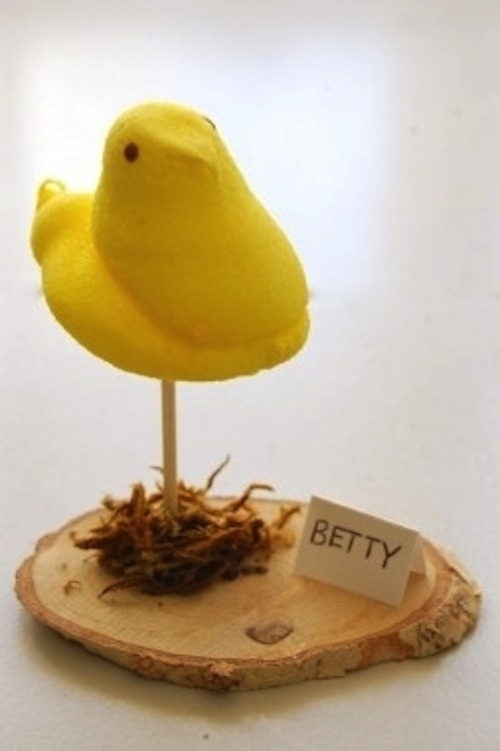 Peep place cards