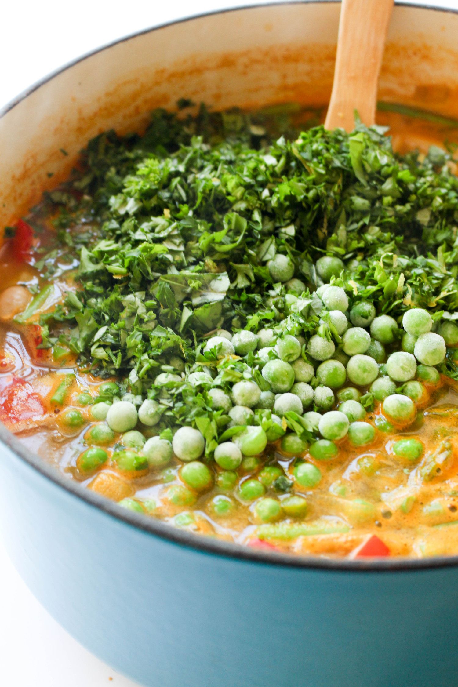 Spring minestrone recipe basil