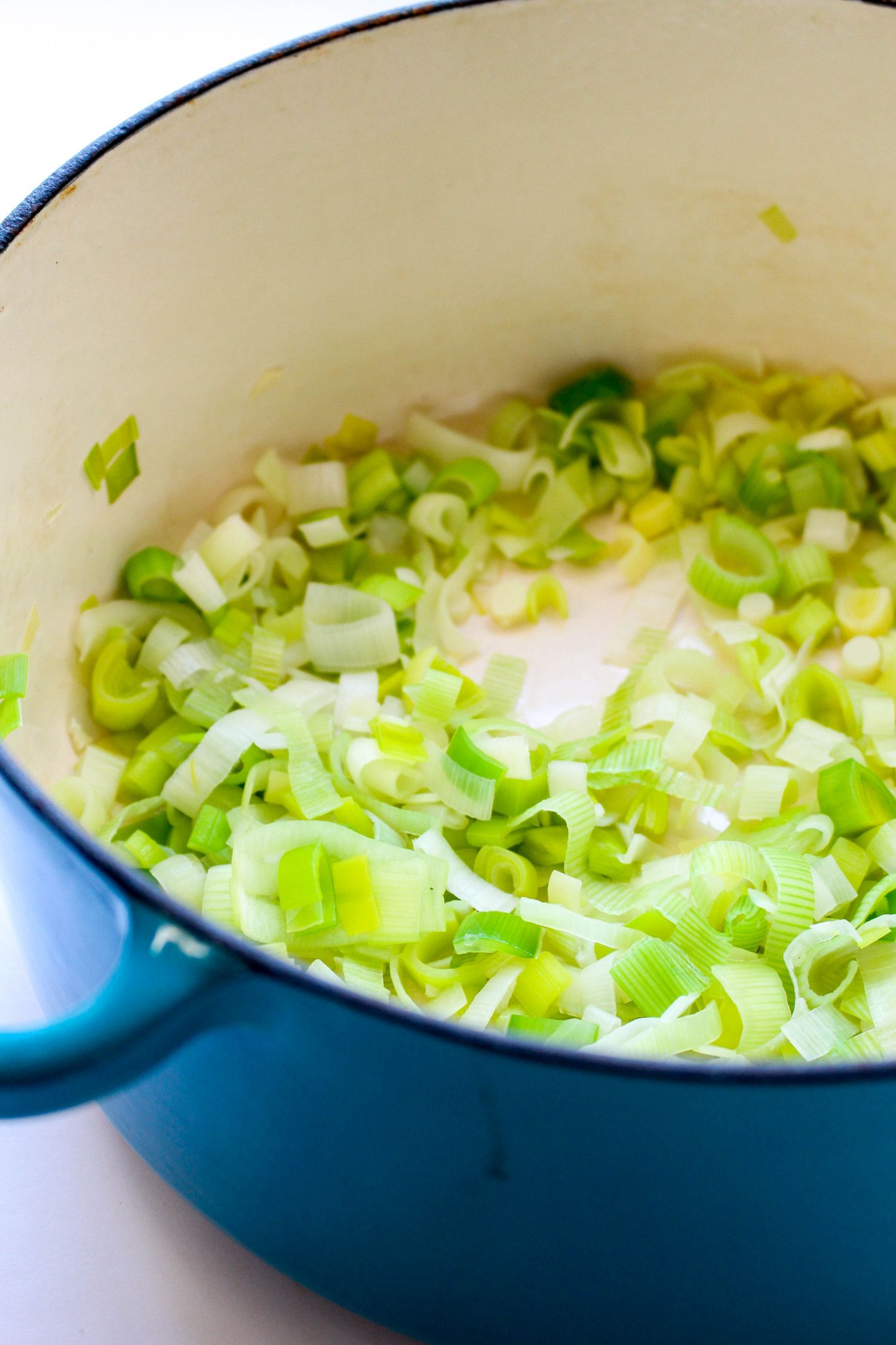 Spring minestrone recipe pot