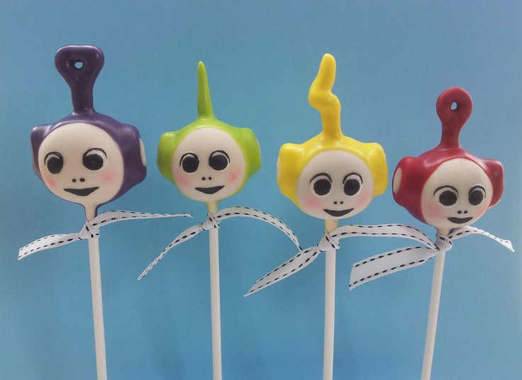 Teletubbies cake pops