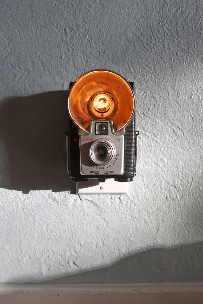 Vintage camera night light