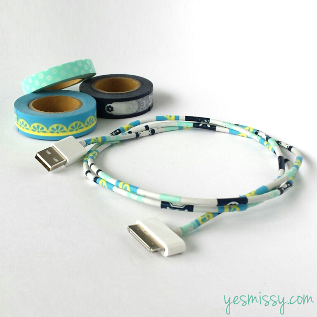 Washi tape power cords