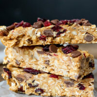 Cropped no bake peanut butter granola bars finished tall jpg