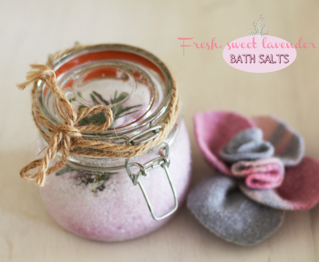 Home made bath salts