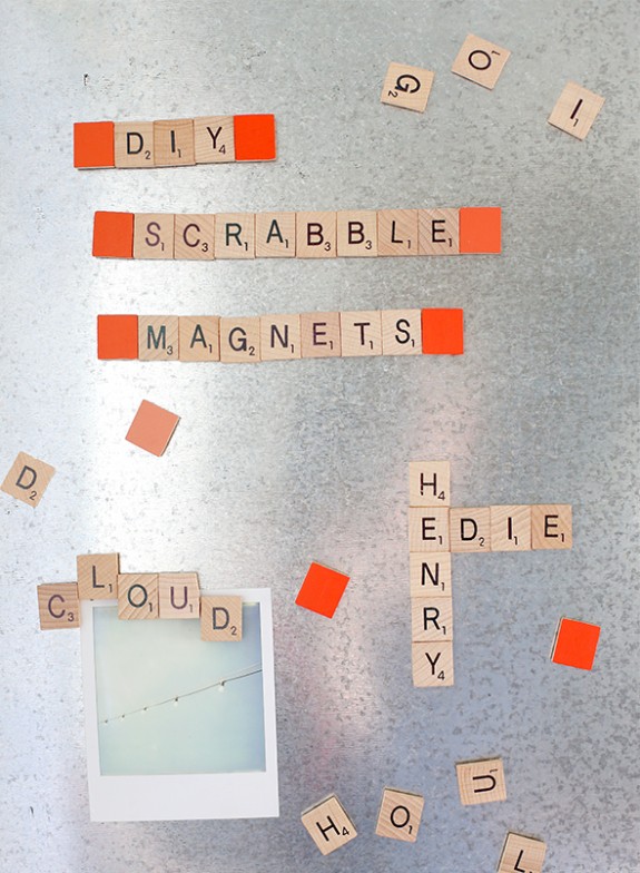 How to make scrabble magnets