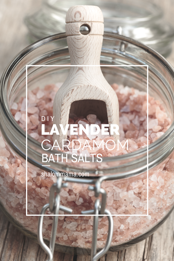 Lavender cardamom bath salts