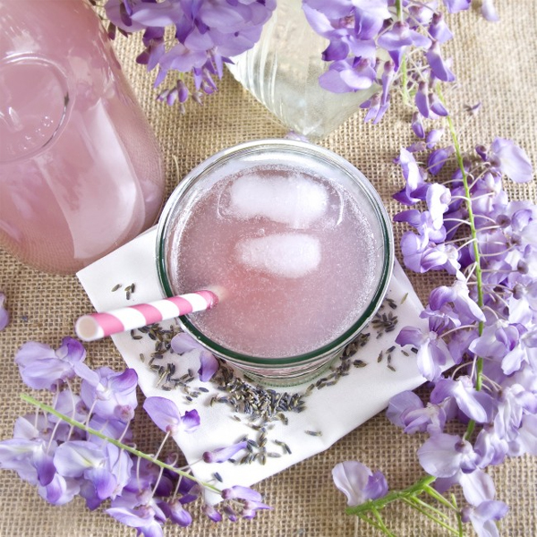 Lavender iced tea