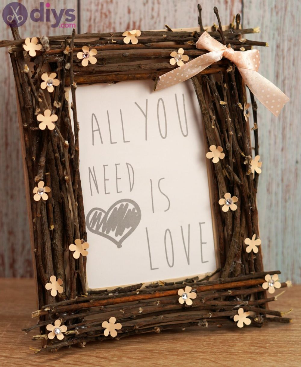 Rustic Twig Photo Frame - Mother's Day Gifts for Grandma
