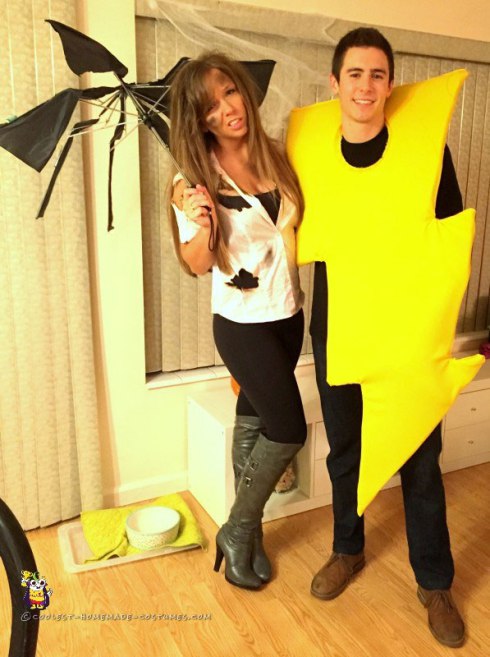 Struck By Lighting Couples Halloween Costumes